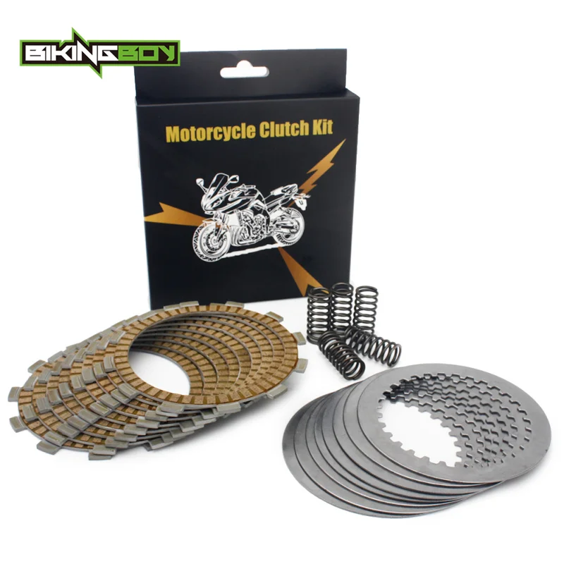 BIKINGBOY WR250F 01-13 YZ250F 01-07 WRF WR-F YZF YZ-F 9 дисковая фрикционная Муфта+ 8 стальных разделителей+ 5 тяжелых пружин