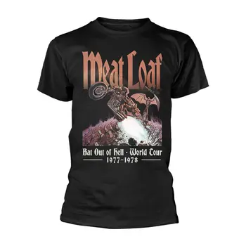 

Meatloaf Bat Out Of Hell World Tour 1977-78 Official Tee T-Shirt Mens Newest 2019 Men T-Shirt Fashion top tee