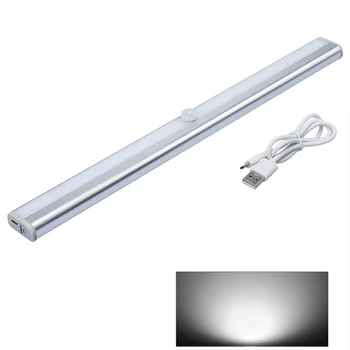 

20LED Rechargeable PIR Infrared Sensor Motion Detector Wall-mounted Light Closet