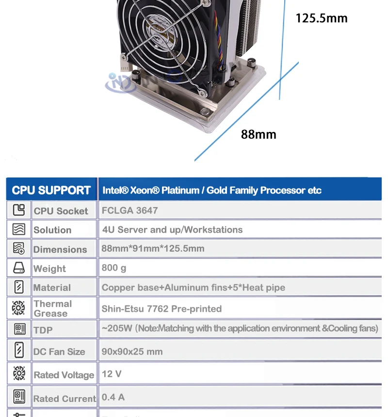 cooler com 9025mm bastante ventiladores de refrigeração