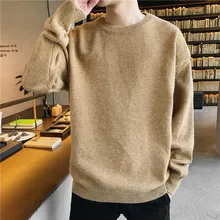 Aliexpress - Men’s Sweater 2020 Winter Trend New Korean Fashion Retro Knit Sweater Warm Sweater Loose Bottoming Shirt Men’s Clothing