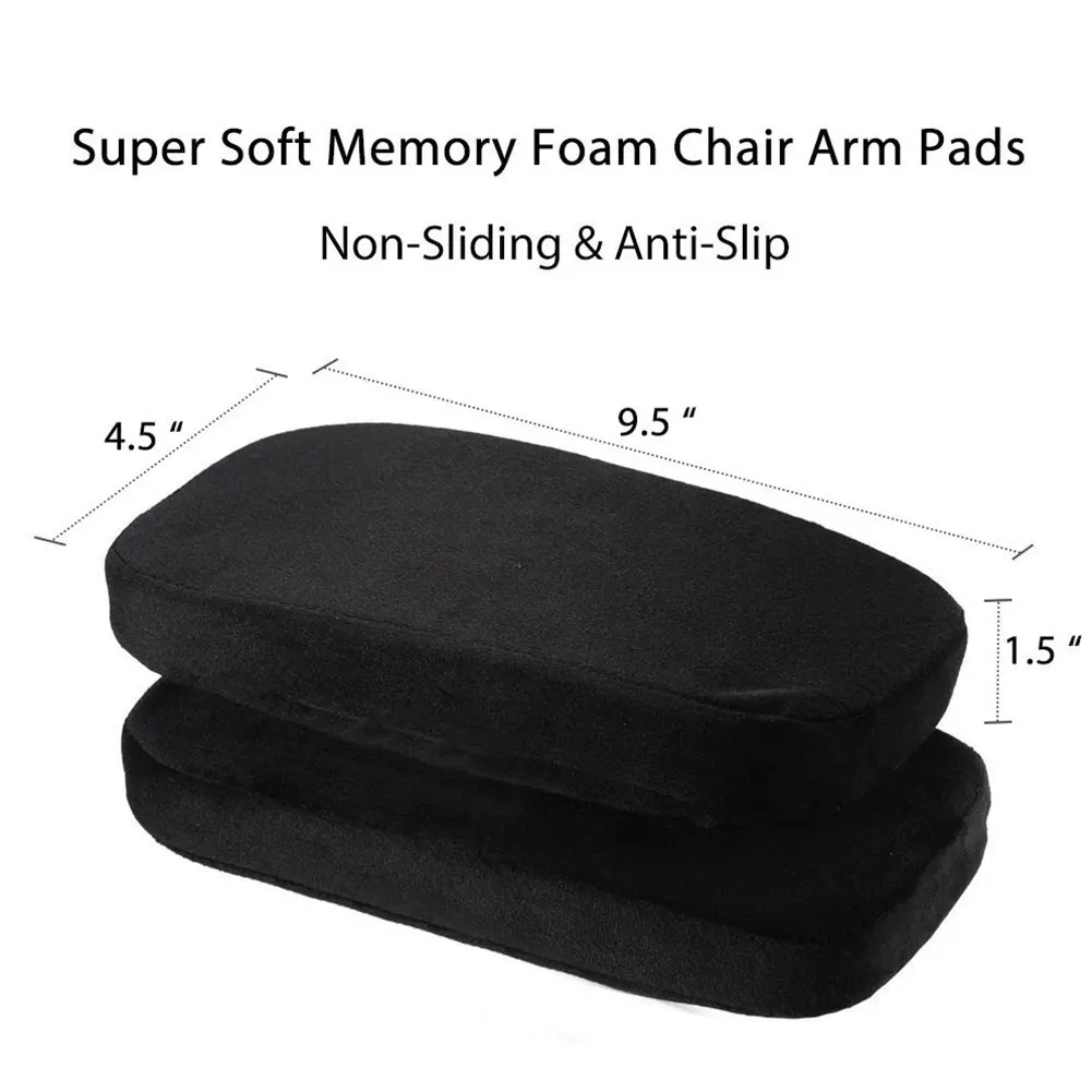 Офисные пены памяти предохранительное давление поддержка подушки дома локоть мягкие эргономичные подлокотник для стула Pad Универсальный