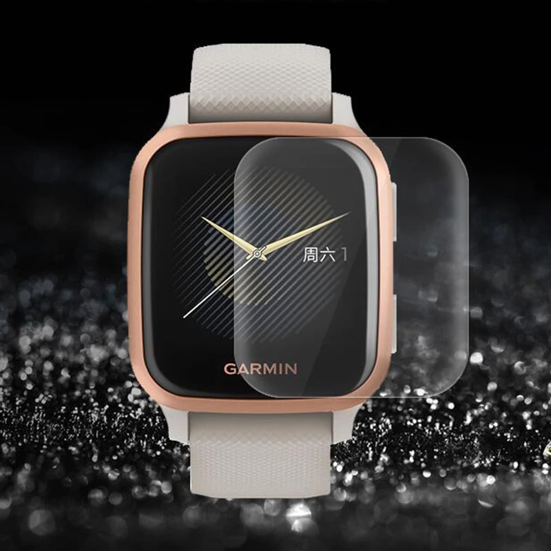 Soft TPU Clear Protective Film Smartwatch LCD Guard Garmin Venu SQ Music Sport 5pcs