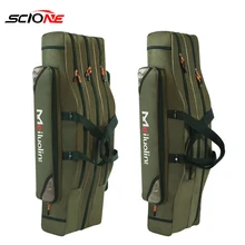 Холщовая Рыболовная Сумка толще 2/3 слоев 120 см портативная Рыболовная Снасть Сумка Складная удочка сумка большой емкости рюкзак XA115G