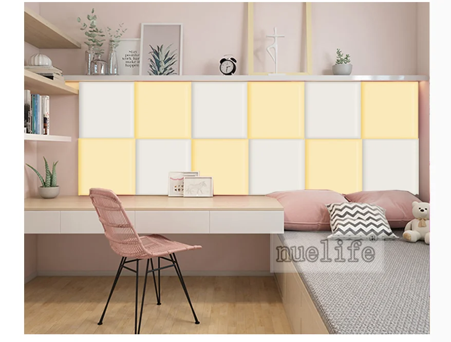 9 цифровой 3D мультфильм анти-столкновения наклейки на стену мягкий пакет анти-столкновения стены кровать татами стены окружающие водонепроницаемые наклейки