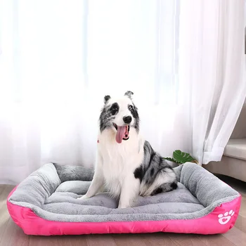 

Pet Soft Warming Bed Dog Deep Sleeping Sofa Cushion House Cat Soft Warm Kennel Dog Mat Blanket House Waterproof Sleeping Cave