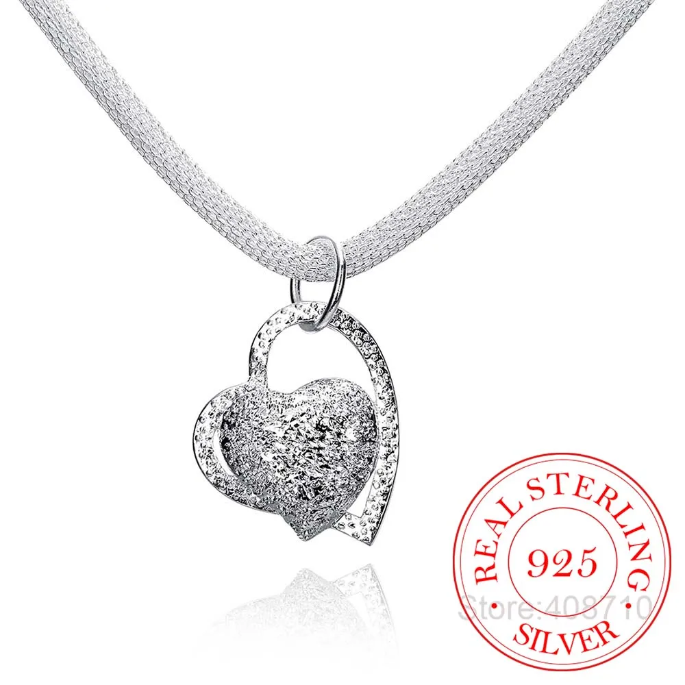 Женское ожерелье из серебра 925 пробы с сеткой|pendant dollar|pendant cutependant light |