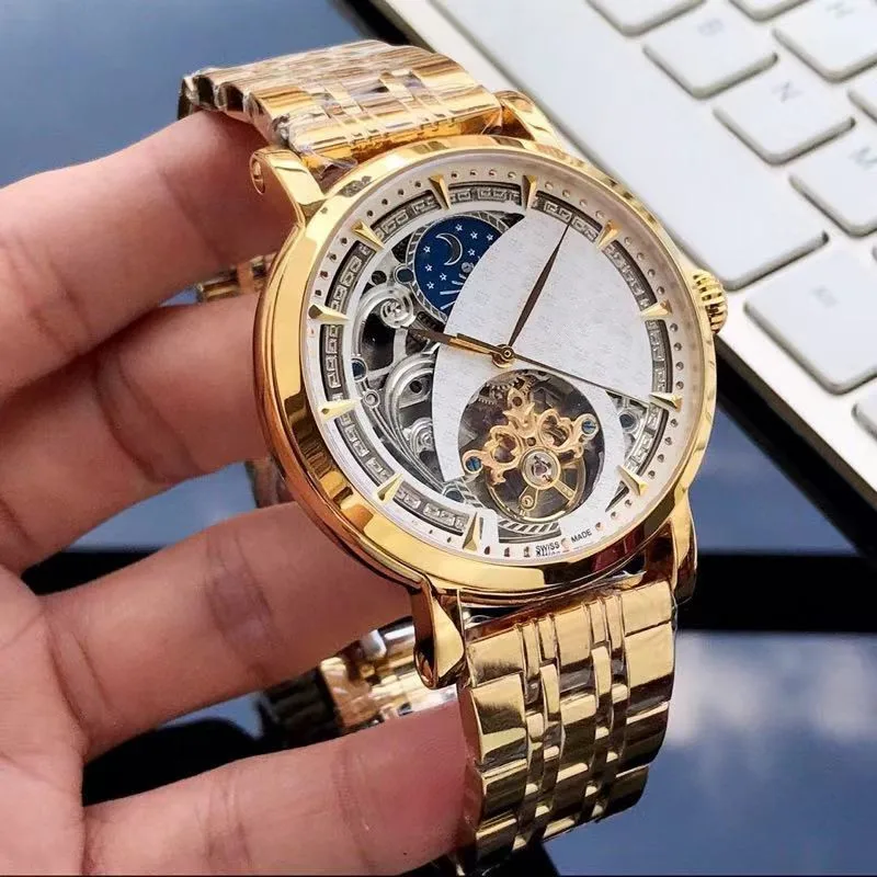 A10256 Mens Watches Top Brand Runway Luxury European Design Automatic Mechanical Watch