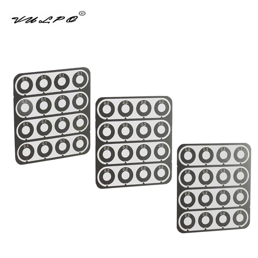 Stainless Steel Super Precision Gear Set Shims (0.1mm, 0.2mm, 0.3mm)