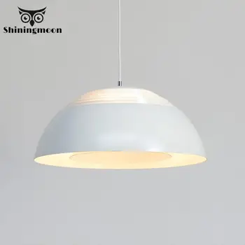 

Modern Chinese Led Pendant Lights Nordic Minimalist Iron Art Pendant Lamp Creative White Living Room Kitchen Hanglamp Fixture