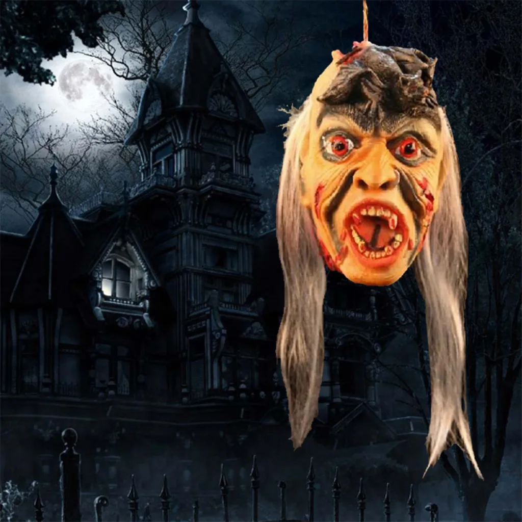 

Hanging Ghost Broken Ends Props Decorations Hanging Ghost Halloween Party Haunted Ghost House Props Bat