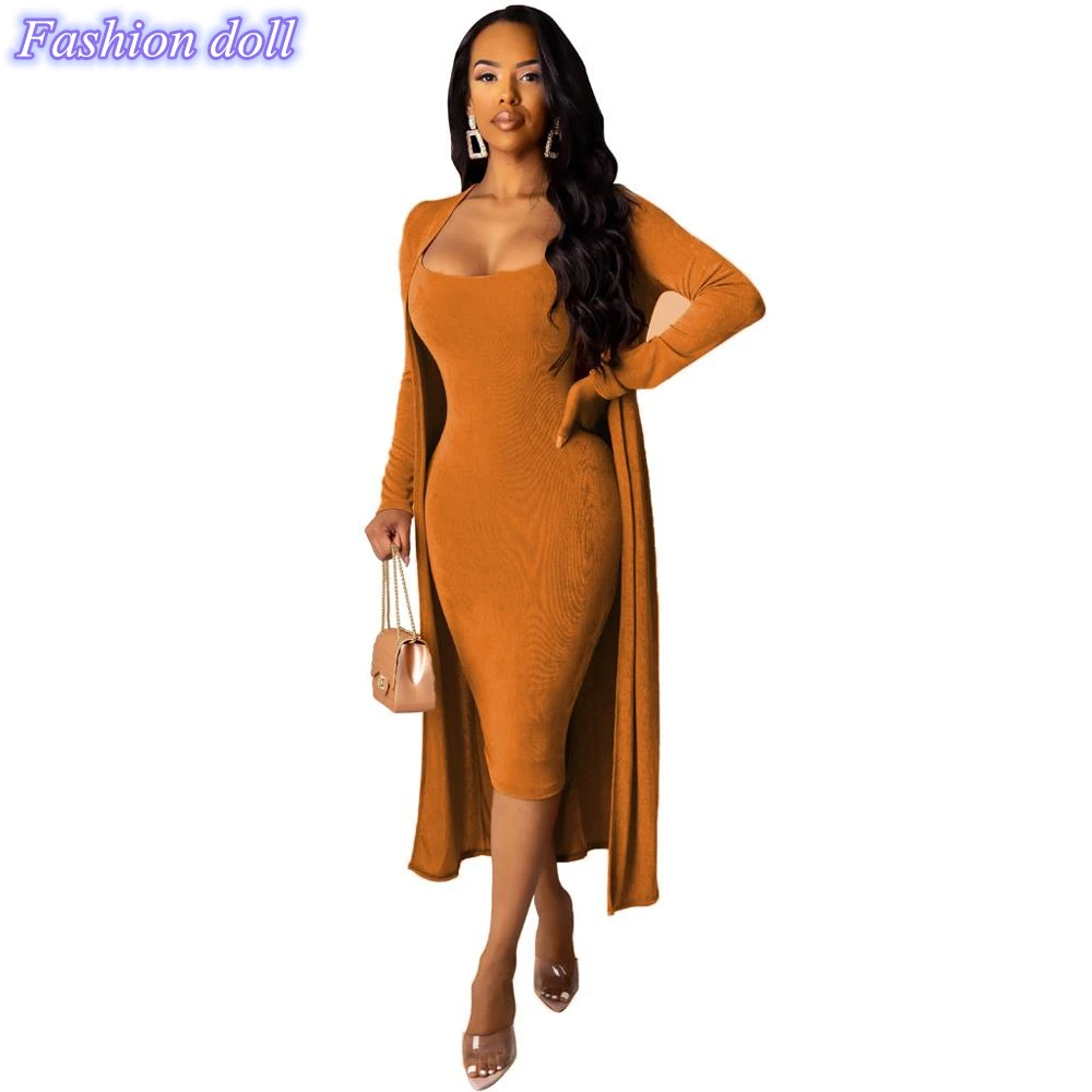 Соблазнительная повседневная одежда спортивный костюм женский длинный топ и