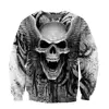 Crazy Skull With Angel Wings 3D All Over Printed Unisex Deluxe Hoodie Men Sweatshirt Zip Pullover Casual Jacket Tracksuit DW0280 ► Photo 2/6