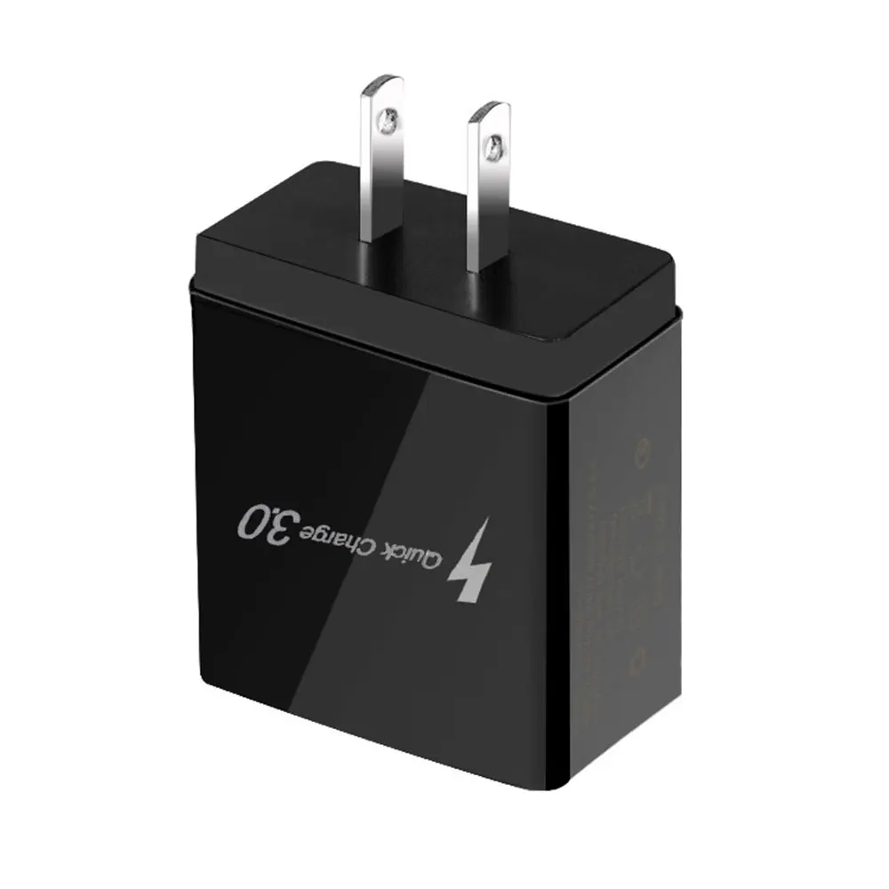 Быстрое зарядное устройство, 4 USB, зарядное устройство для телефона, быстрая зарядка QC3.0, 5 В/2,4 А, штепсельная вилка EU/US/UK, дорожное настенное зарядное устройство, адаптер для iPhone 11, samsung