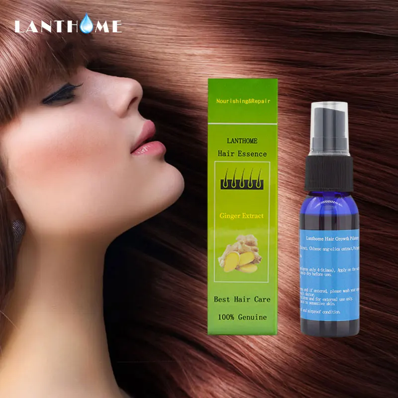 Lanthome травы жидкость для роста волос безопасный ускоренный рост волос Супер Миллион Сыворотки противодействие лечения псориаза 30 мл