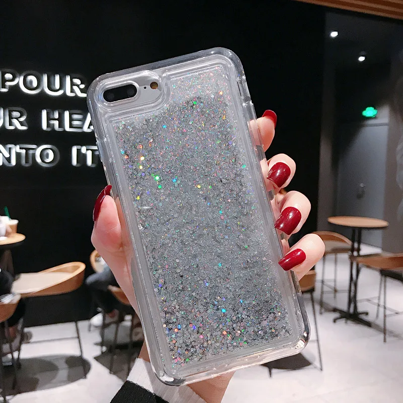 

Dynamic Liquid Quicksand Case For Huawei P10 P20 P30 Lite P30 Pro Mate 10 Lite Mate 20 Pro Nova 2i 3 3i 4 5 5i Case Silver/Gold