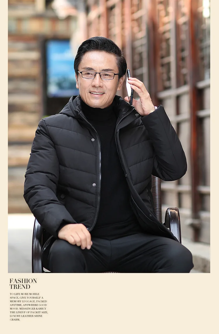 Cotton-padded Clothes Cotton Coat Men's Dad Winter New Products Men's Casual Cotton-padded Jacket Thick Tops Deconstructabl
