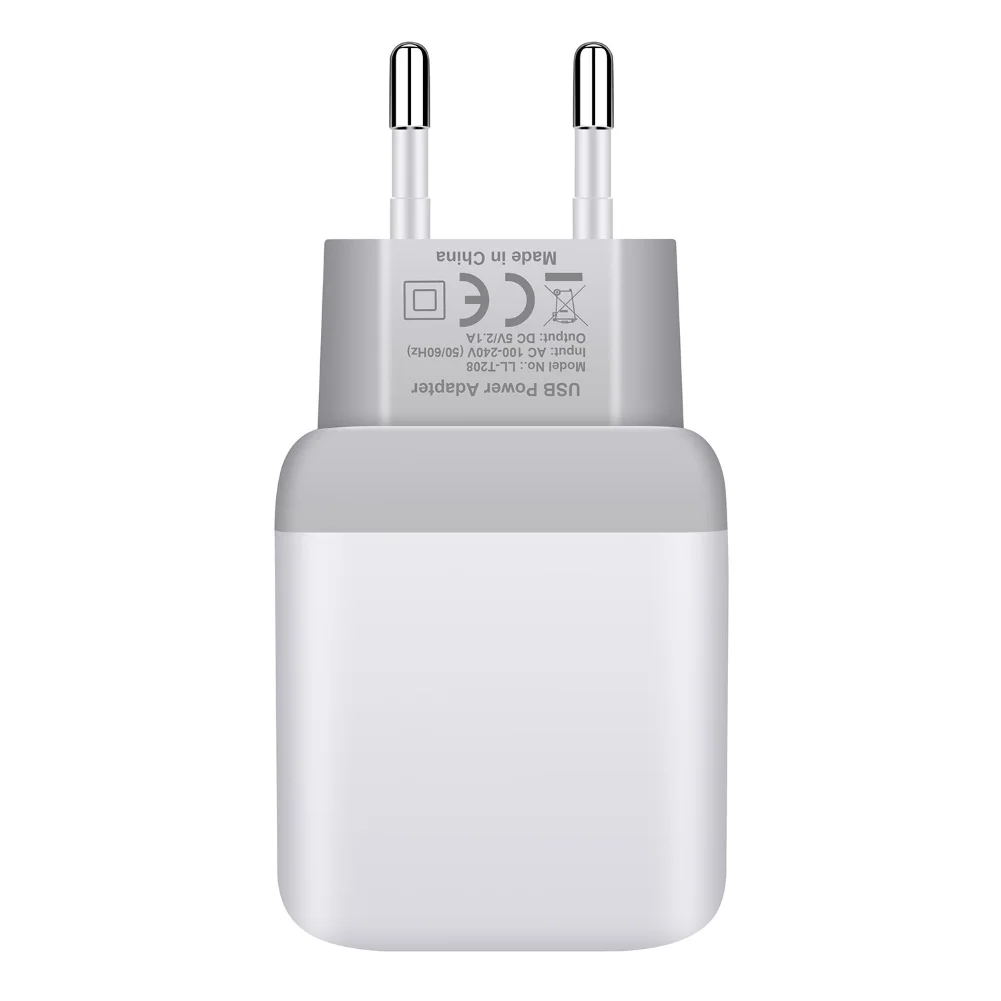 Новое быстрое зарядное устройство USB 5 В/2.1A два порта usb адаптер для быстрой зарядки для samsung Xiao mi huawei мобильный телефон США/ЕС/зарядное устройство с европейской вилкой