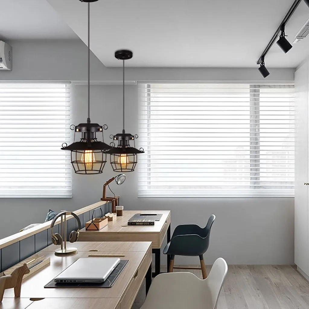 Vintage Industrial Style Metal Fishermans Cage Pendant Light Lamp Shades Household Lighting Accessories Home Lamp #25