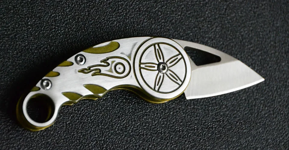 Брелок мини складной карманный нож D2+ 3CR сталь+ материал ключ выживания охота тактическая тренировка Рыбалка EDC samll инструмент