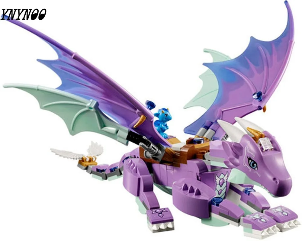 

41179 Compatible lepining friend Toys Model 10550 Elves Long After Rescue Cction Dragon Building Block Children girl Toy