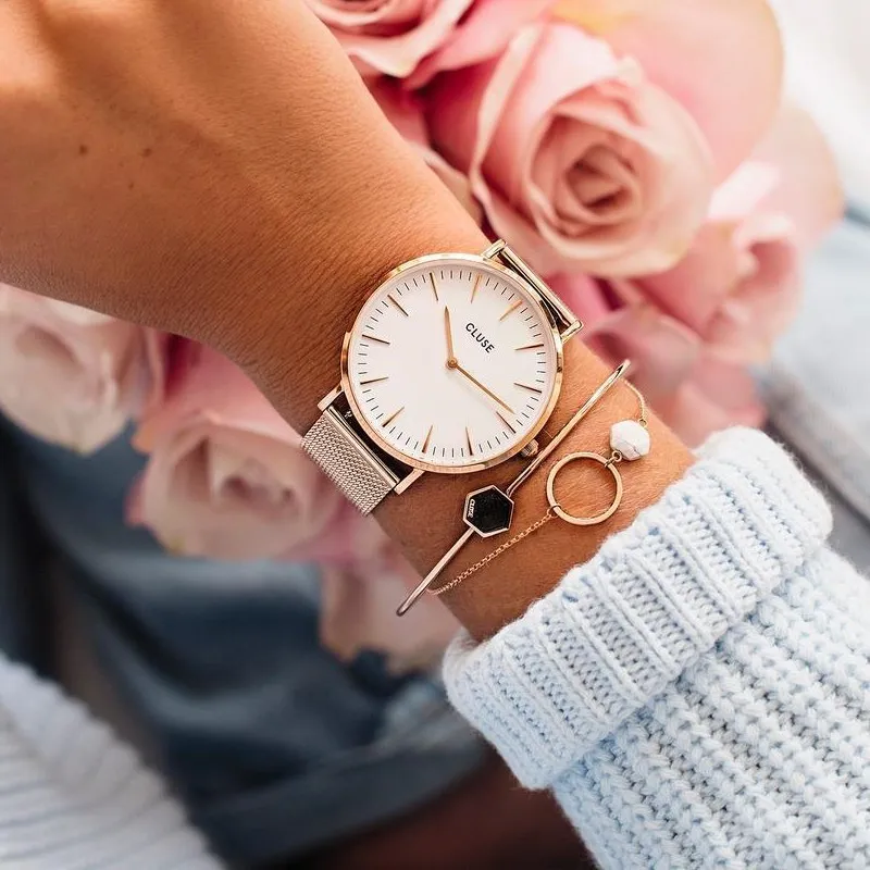 Женские часы с сетчатым ремешком из нержавеющей стали, повседневные часы, женские часы zegarek damski reloj mujer accesorios mujer