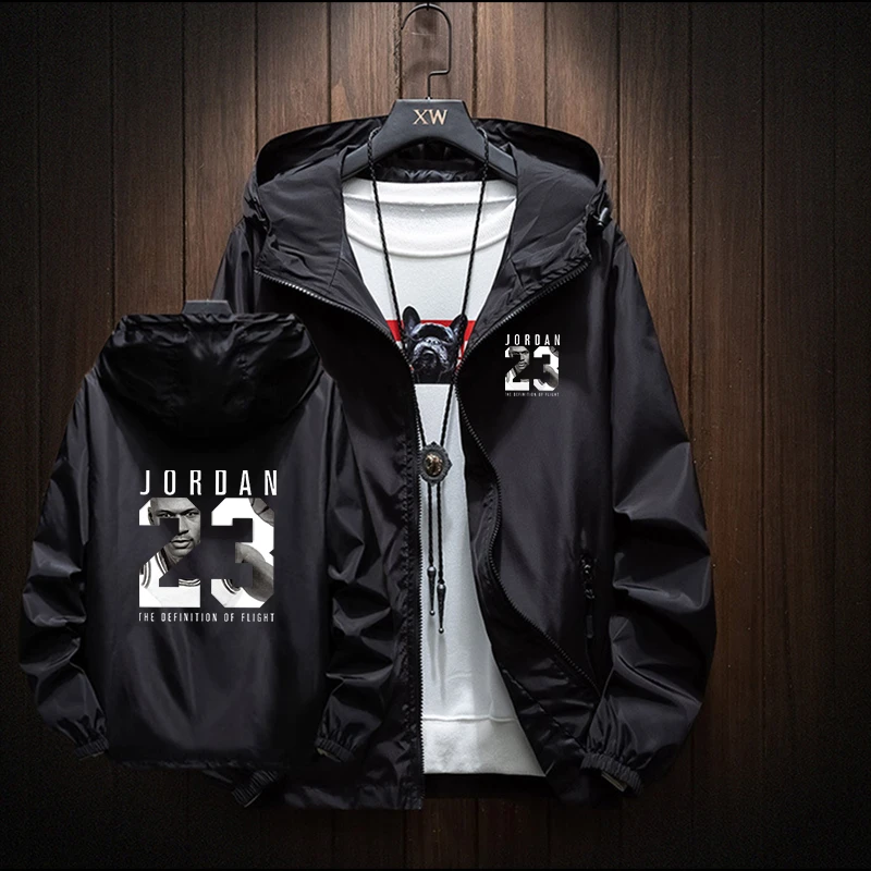 Chaqueta casual JORDAN 23 para hombre, chaqueta bomber de hip hop con cremallera, ropa para hombre, M 8XL|Chaquetas| - AliExpress