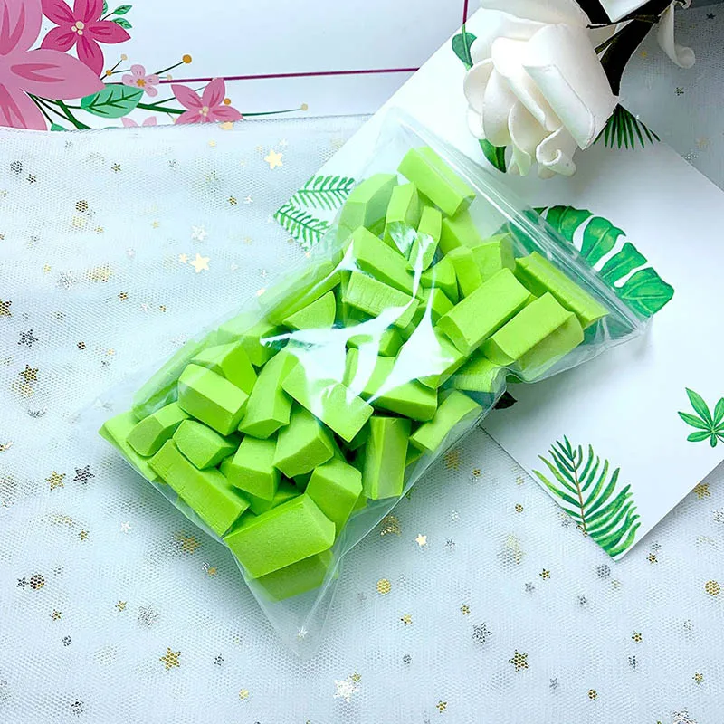Green 70 шт. слизистая глиняная прокладка для заливки грязи, прокладка для изготовления губки, прокладка для наполнения пены, детские игрушки, рождественские подарки, DIY клейкие аксессуары, детские игрушки - Цвет: Green