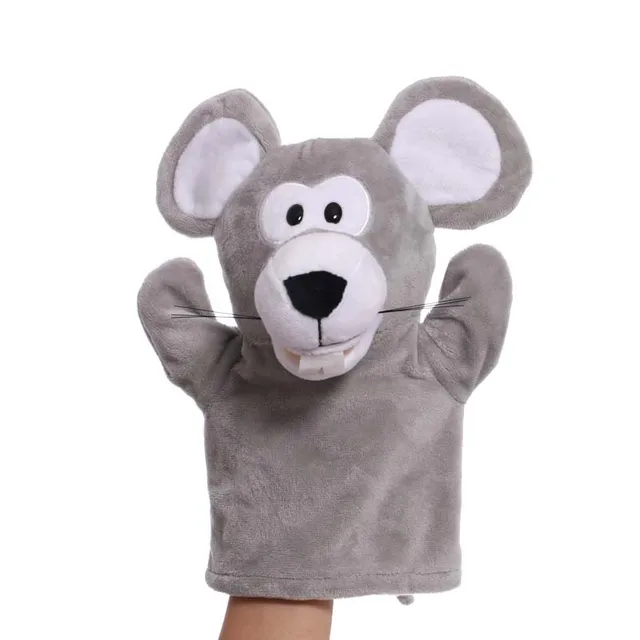 25cm Animal Hand Puppet  Educational   Puppets Pretend Telling Story Doll Toy for Children Kid fidget toys Mouse