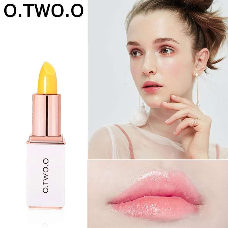 

O.TWO.O Lip Balm Nourishing Natural Plant Organic Lip Make Up Lipstick Covering Lines Care Lipbalm For Repair Wrinkle Chapstick