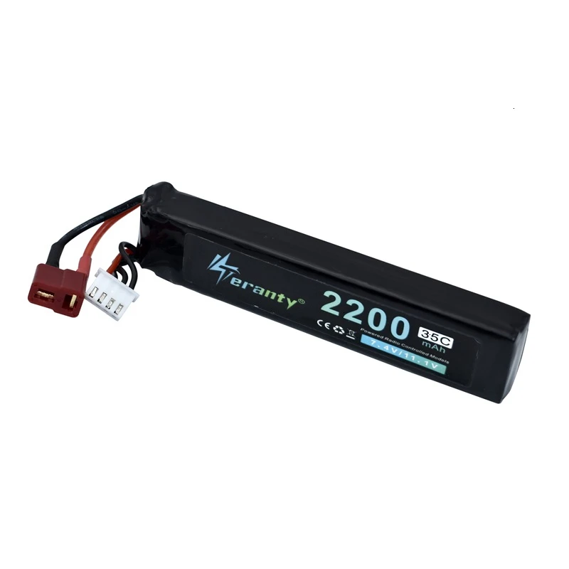 2200mAh 35C 11.1V Lipo Battery 3S 1Pcs for AKKU Mini Airsoft BB Air Pistol Electric Toys Guns RC Parts rechargeable lithium batteries