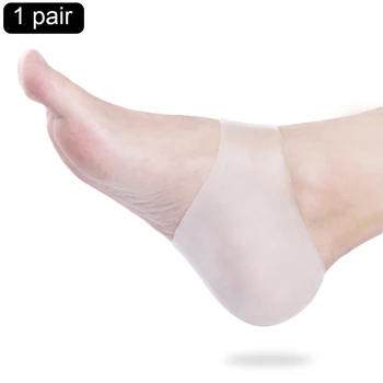 

2Pcs/pair New Silicone Moisturizing Gel Heel Socks Anti-slip Maintenance Cracked Foot Skin Care Protectors Foot Care