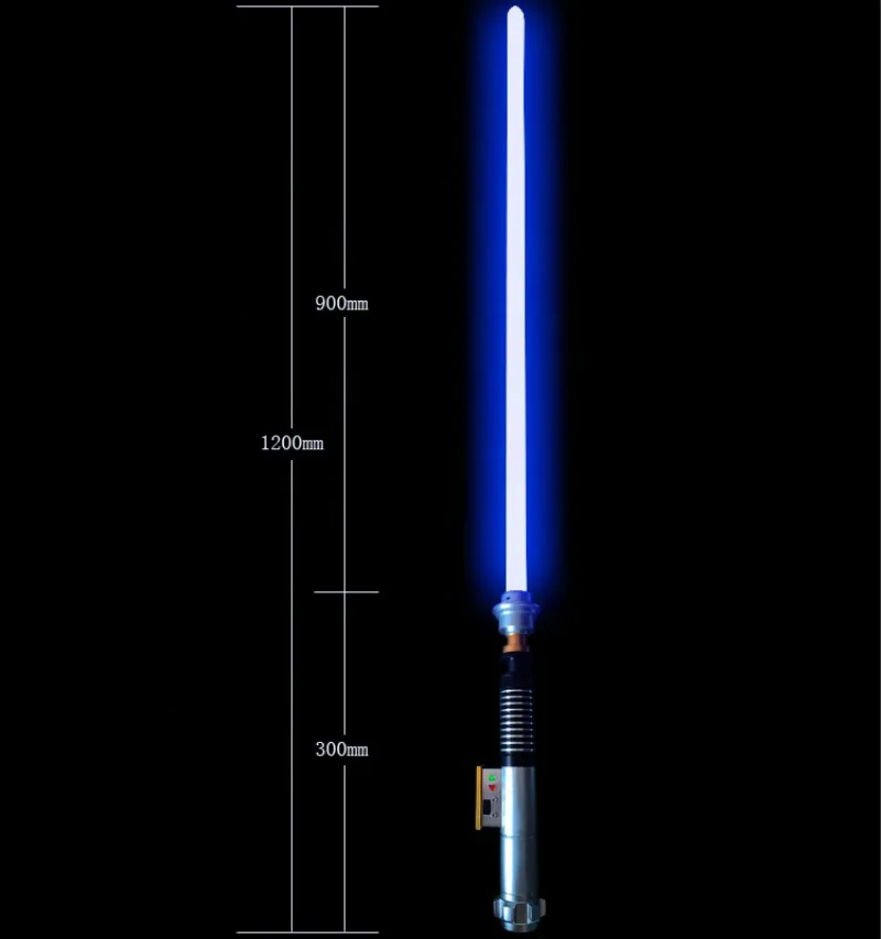 RGB 16 Color Lumious Lightsaber Luke Saber with Control Case Metal Hilt Single Colour FOC Blaster Wholesale Lightsaber Toys