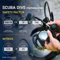 NORTH EDGE Mens Smart Watch Professional Dive Computer Watch Scuba Diving NDL (No Deco Time) 50M Altimeter Barometer Compass New - Image 6