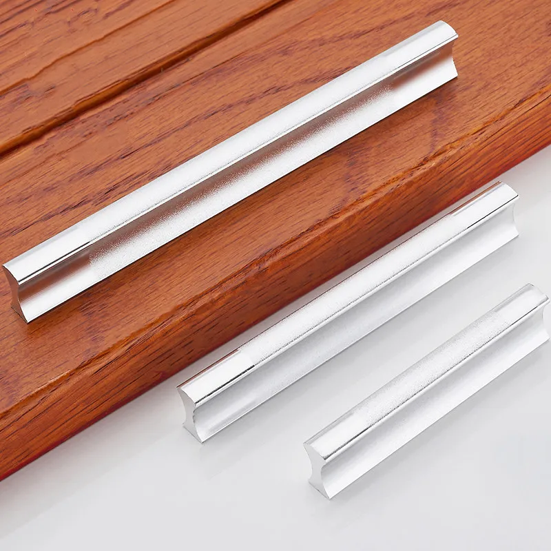 

Kitchen Cabinet Handles Drawer Pulls Aluminum Alloy Door Knobs Holder Case Box Puller Stick Furniture Handle Hardware