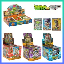 Plants Vs Zombies Pvz Game Cards Plants Zombies Action Figures Collect Card Pea Shooter Sunflower Trading Card Kid Toy