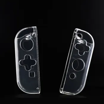 

For Nintend Switch NS Controller Joy-Con Transparent Clear Shell Clear Crystal Soft TPU Protective Case Cover Skin