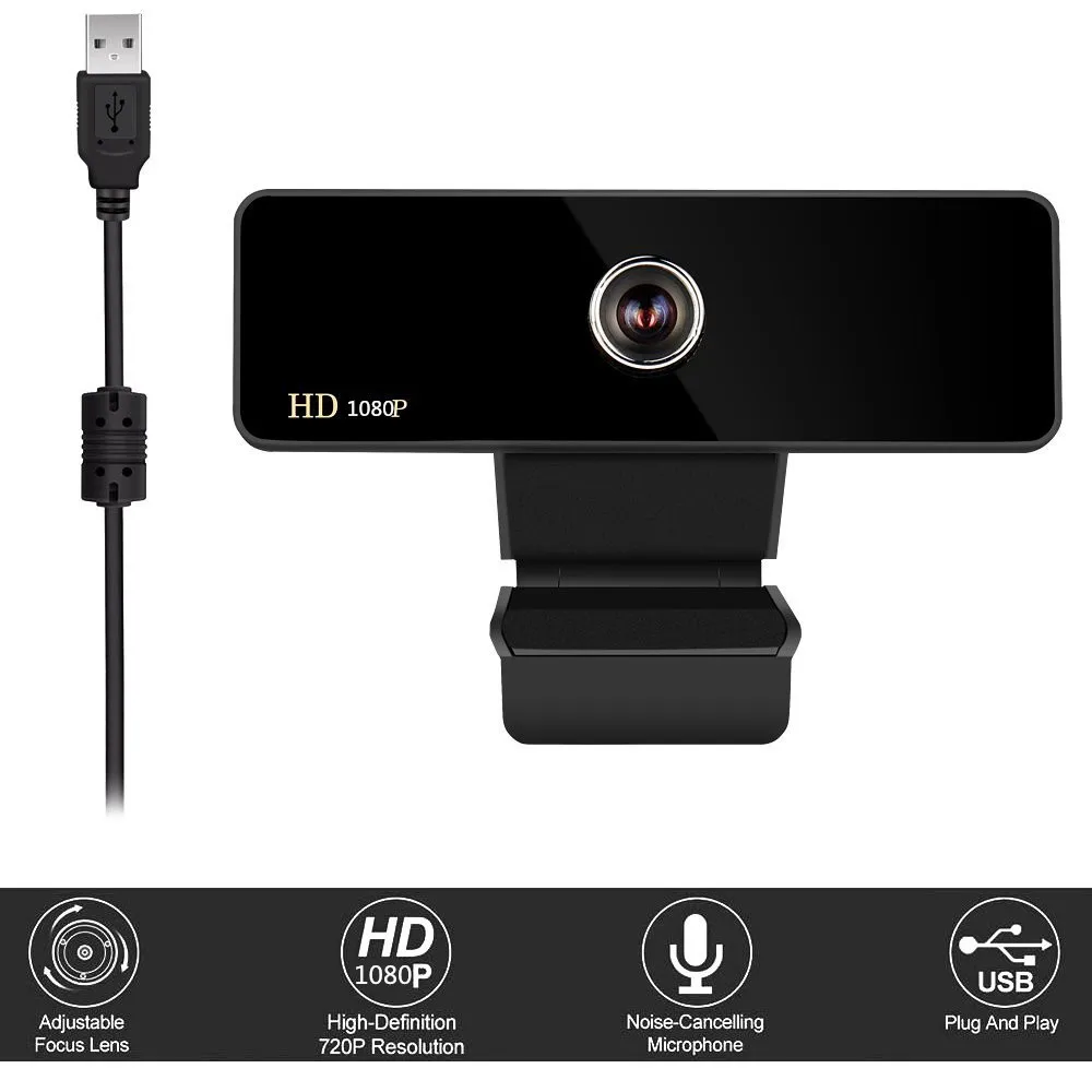 Веб камера HD Smart 1080P со встроенным микрофоном и 4 кратным цифровым