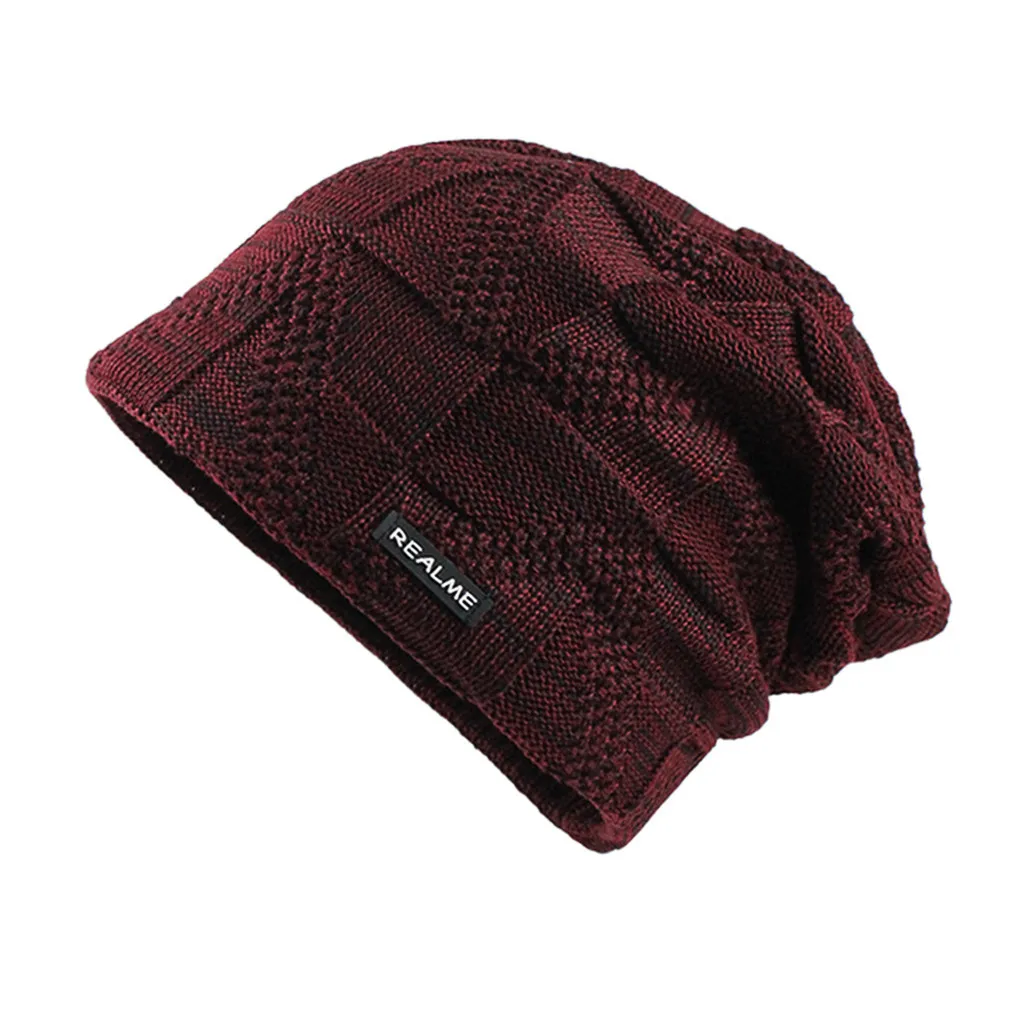 Красный Skullies Beanies, зимние шапки для мужчин, шарф, вязаная шапка для женщин, Gorras, теплая, мягкая, на шею, Мужская шапочка, шапочки, шапочки, шапка T3 - Цвет: Красный