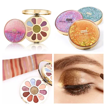 

11 Color Shiny Beauty Shimmer Matte Eyeshadow Palette Glitter Eye Shadow Waterproof Makeup Glow Eyes Duo-chromatic Shine
