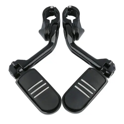 

1-1/4" Long Angle Streamliner Highway Engine Guard Footpeg For Harley Motorcycle