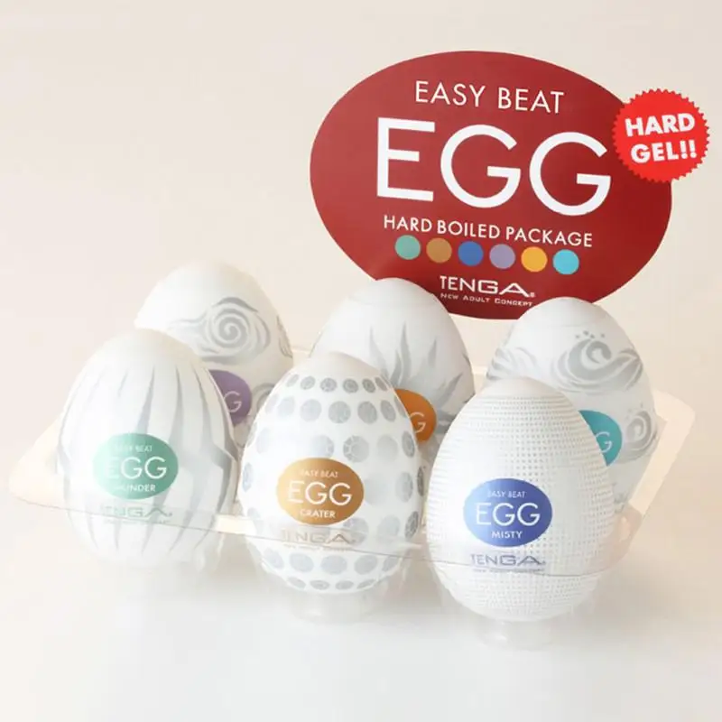TENGA Egg секс игрушка для мужчин Карманный мастурбатор чашка HARD GEL вагины настоящая