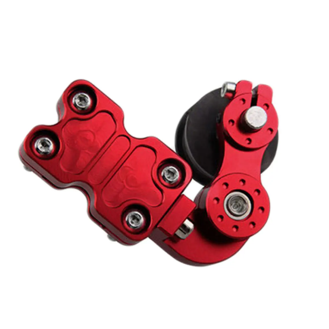 Beste Universele Draagbare Aluminium Richter Kettingspanner Roller 4 Kleuren Motorcycle Gemodificeerde Accessoires