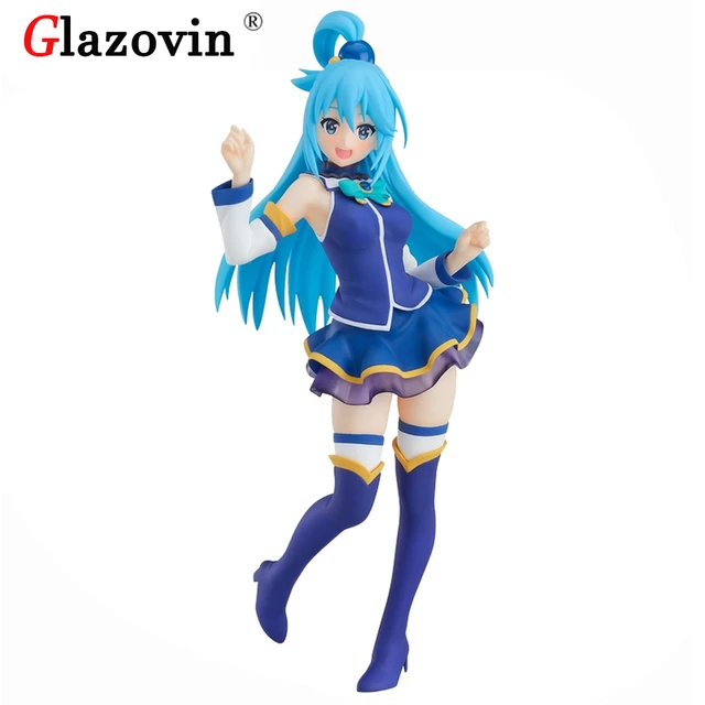 20cm filme konosuba megumin aqua anime figura bênção de deus sobre este  maravilhoso mundo kurenai densetsu aqua megumin figura de ação