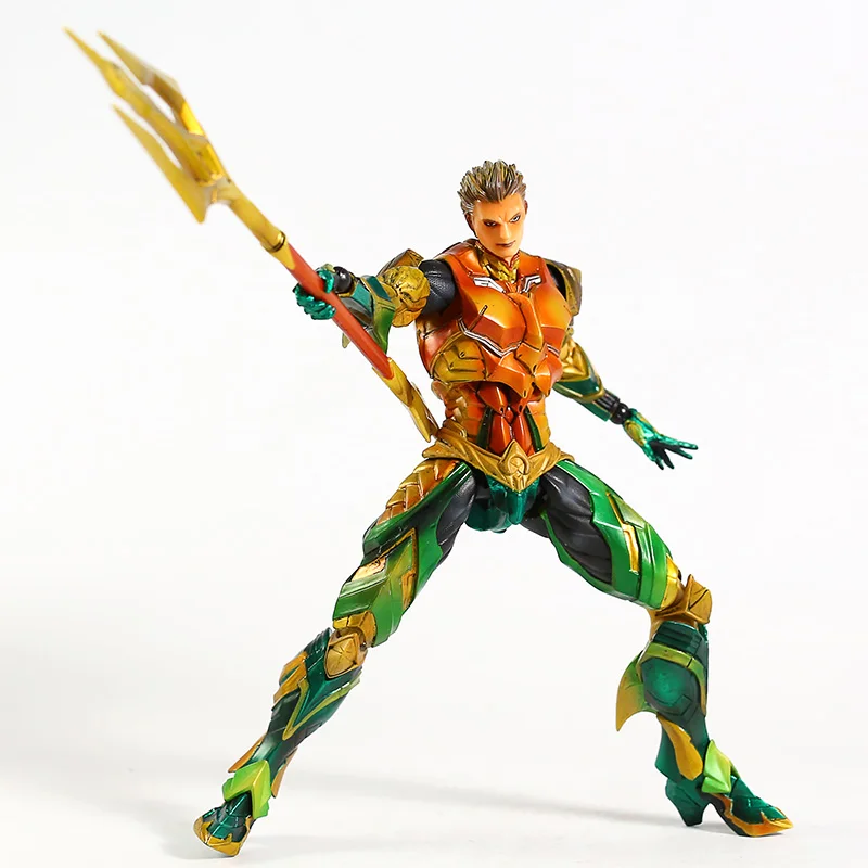 Play Arts Kai DC Comic NO.8 Aquaman Variant Action Figure Collectible Model Toy