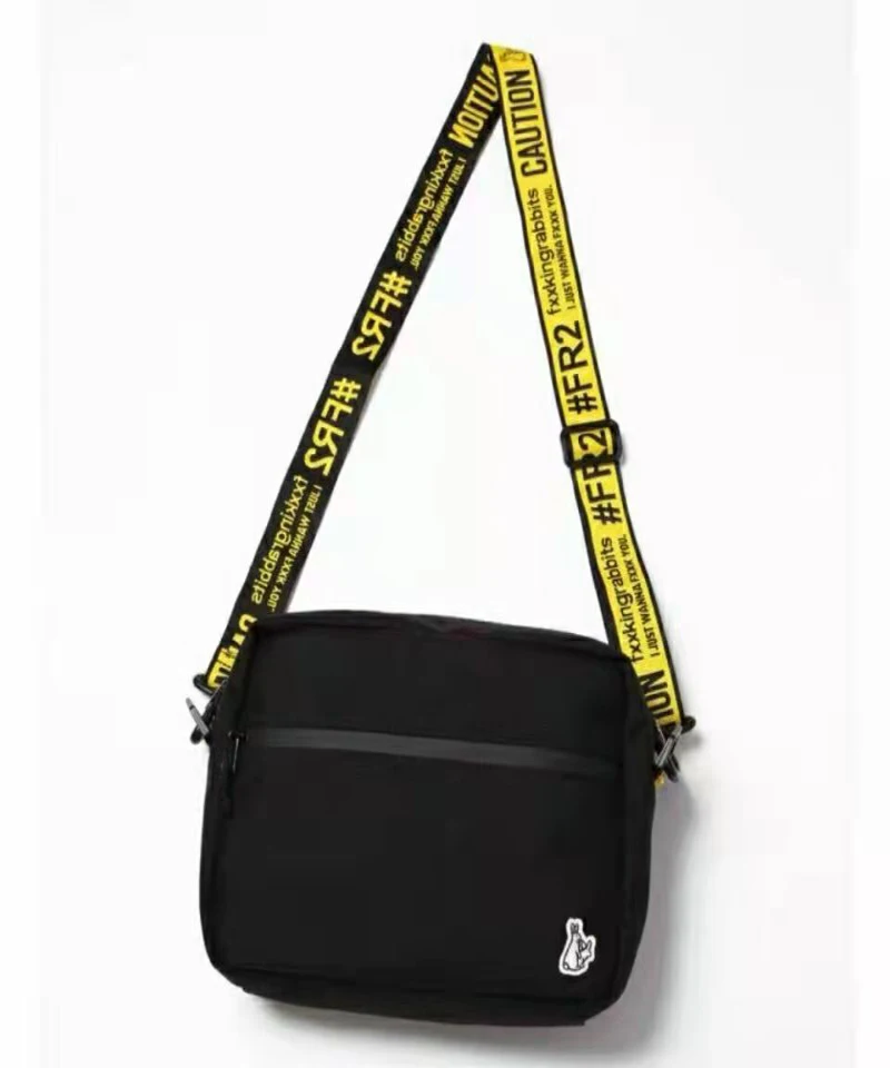 #FR2 Backpack Hip Hop Classic Rabbit Shoulder Bags Men Women High Quality Four Seasons Canvas Casual Messenger Bag
