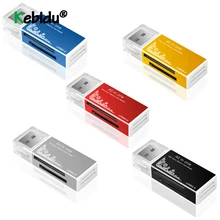 Adaptador usb 2.0 tudo em 1 multi leitor de cartão de memória adaptador para micro sd sdhc tf m2 mmc