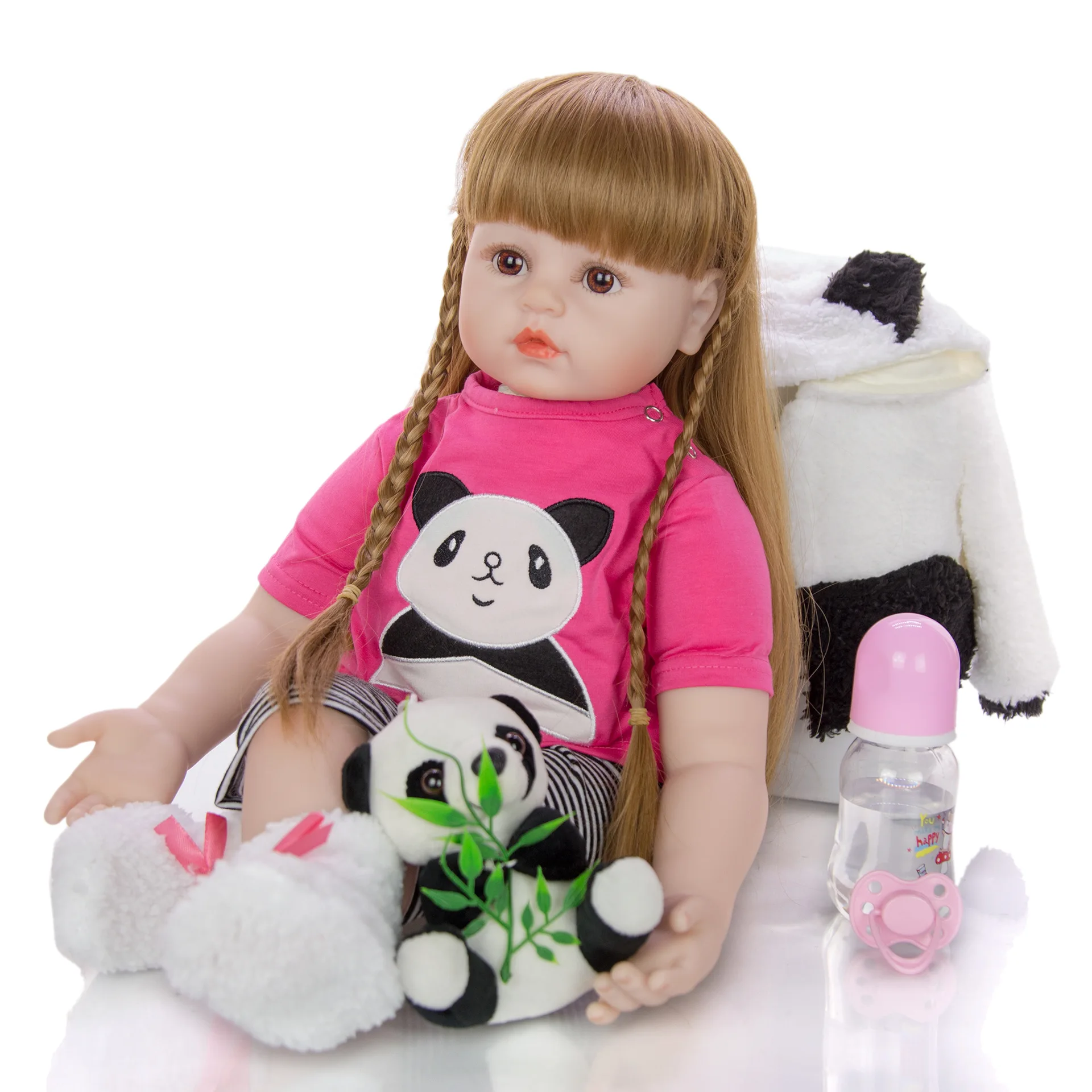 KEIUMI Baby Reborn Малыш Menina Большой 60 см мягкий силиконовый Reborn Baby куклы подарки на день рождения Мягкая кукла игрушки bebe reborn