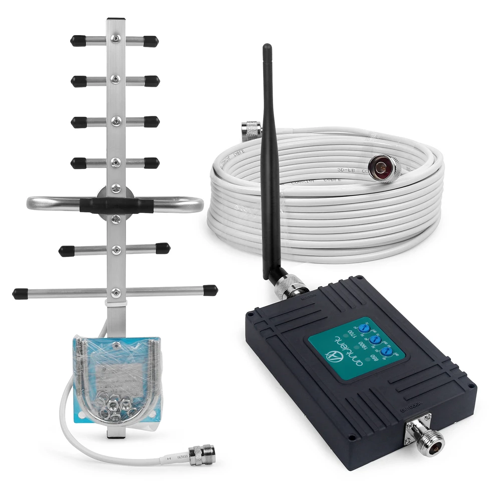 AT&T сотового телефона усилитель сигнала для США/CA Band 12,13, 17,5 Phone Booster 850/700MHz 2G/3/4G повторитель сигнала для передачи речи и данных - Цвет: Band 13-5-2