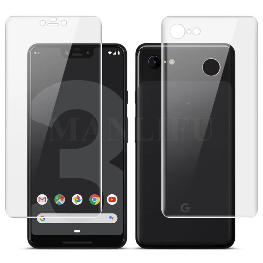 Мягкая Гидрогелевая силиконовая пленка 6D из ТПУ для Google Pixel 5 4XL 4 3 Защита экрана